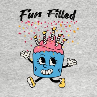 Fun Filled Cupcake Design for Birthday Parties and More T-Shirt